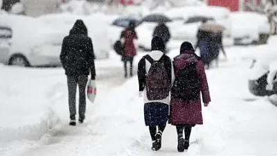 Halkapınar'da kar yağışı ve buzlanma nedeniyle 27 Şubat 2026 tarihinde