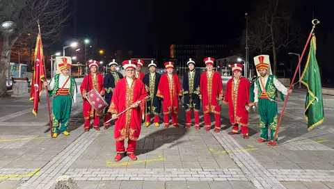 Konya'da renkli bir etkinliğe imza atıldı. Sahur vakti davul yerini