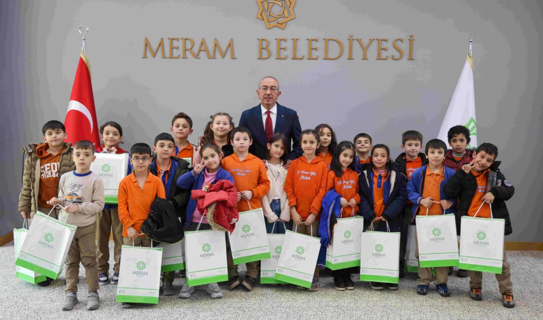 Meram Belediyesi ve Başkan Mustafa Kavuş, ilkokul ikinci sınıf öğrencilerini