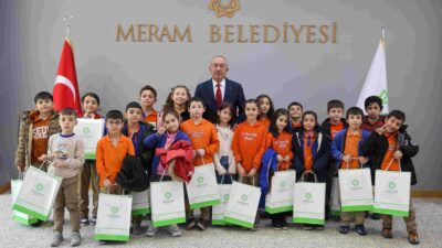 Meram Belediyesi ve Başkan Mustafa Kavuş, ilkokul ikinci sınıf öğrencilerini